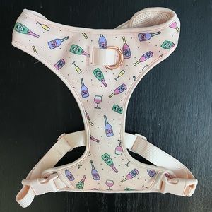Top Paw Champagne Bottles Comfort Dog Harness